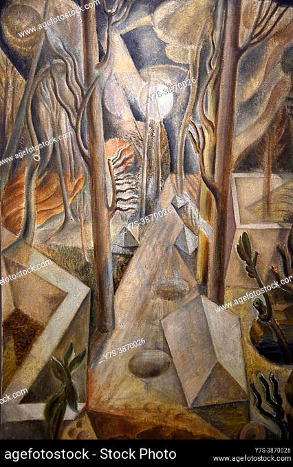 The Picardy Road, 1924, André Masson, Centre Pompidou Malaga modern art, Andalusia, Spain