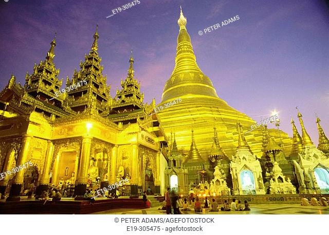 Shwedagon Pagoda. Yangon. Myanmar