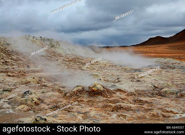 Namaskard Geothermal Area in Iceland