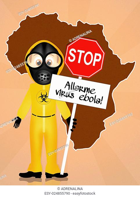 illustration of Alert virus ebola