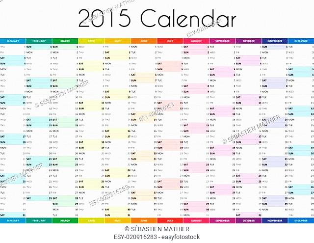 2015 Calendar - ENGLISH VERSION