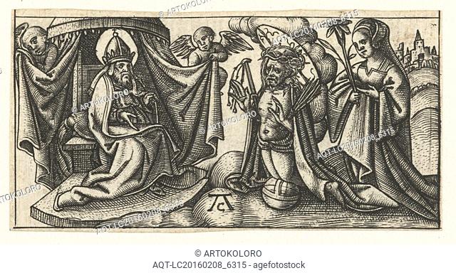 Christ before God's throne, Monogrammist AC (16e eeuw), 1520 - 1562