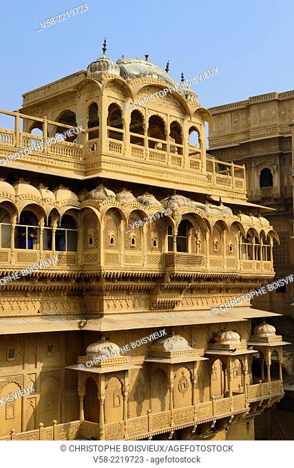 India, Rajasthan, Jaisalmer, The palace (Raj Mahal)