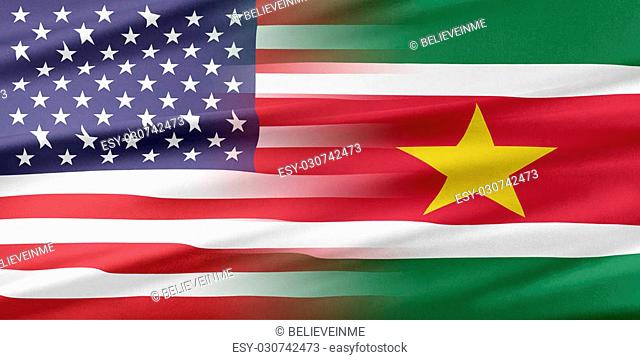 Relations between two countries. USA and Suriname