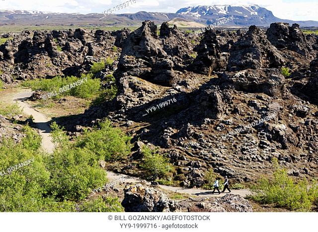 Dimmuborgir Landscape - Myvatn Region, Iceland