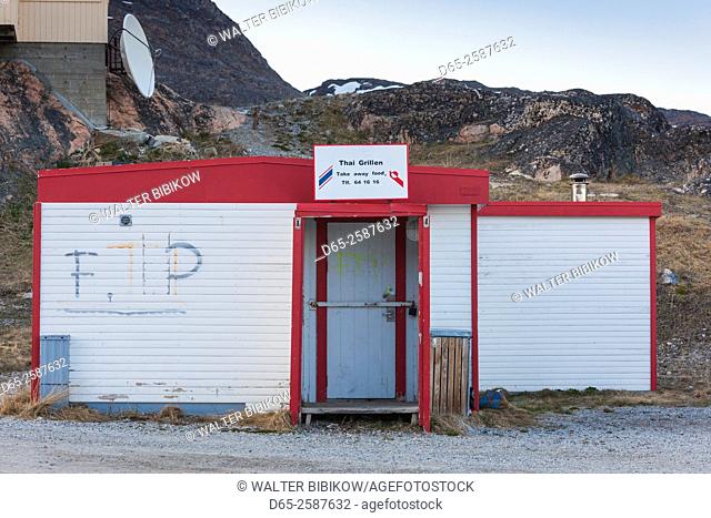 Greenland, Qaqortoq, Thai Grillen, takeaway food restaurant