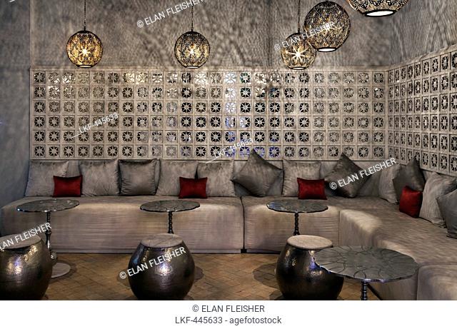Lounge, Riad Nashira, Marrakech, Morocco