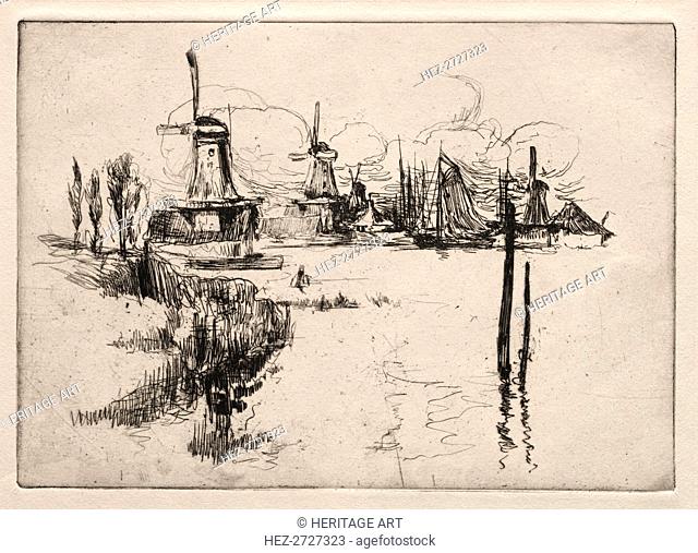 Dordrecht. Creator: John Henry Twachtman (American, 1853-1902)