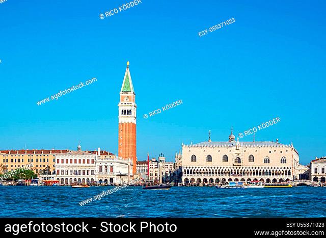 View to historical buildings in Venice, Italy