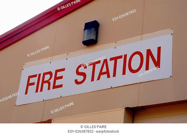 fire station of Leonora in the Western Australia