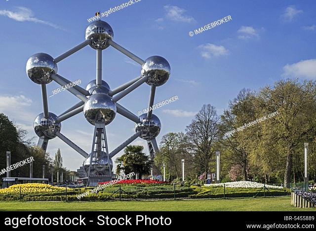 The Atomium, building in Brussels originally erected for Expo 58, the 1958 World's Fair in Brussels