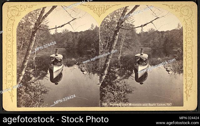 Between Blue Mountain and Eagle Lakes. Stoddard, Seneca Ray (1844-1917) (Photographer). Robert N. Dennis collection of stereoscopic views United States States...