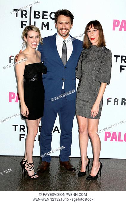 Los Angeles premiere of 'Palo Alto' held at the Directors Guild of America - Arrivals Featuring: Emma Roberts, James Franco, Gia Coppola Where: Los Angeles