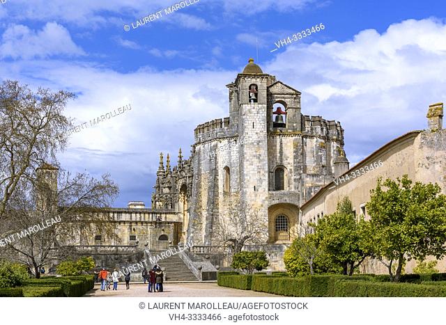 Round church of the Convent of Christ in Tomar, Santarem District, Centro Region, Portugal, Europe