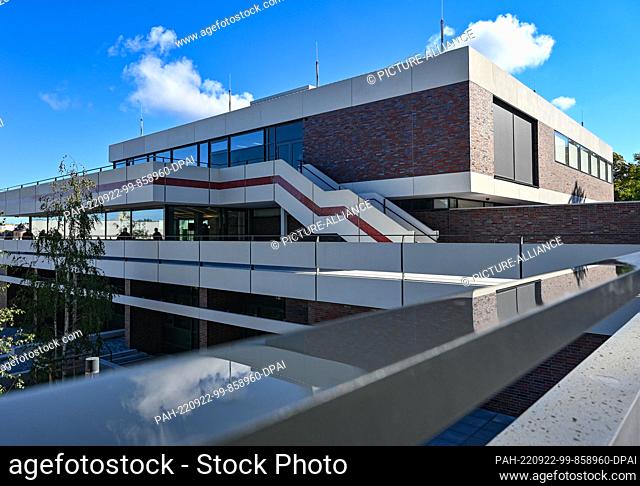 22 September 2022, Brandenburg, Potsdam: The building ""The Minsk Kunsthaus in Potsdam"". On the same day, a press preview took place at the Minsk