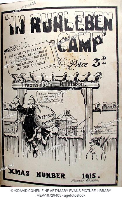 'Ten monthly copies of the 1915 magazines 'In The Ruhleben Camp' plus a copy of the 'Ruhleben Bye-Election at the Concentration Camp for British Civilian...