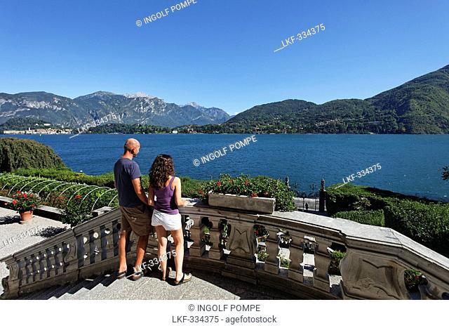 View, Villa Carlotta, Tremezzo, Lake Como, Lombardy, Italy