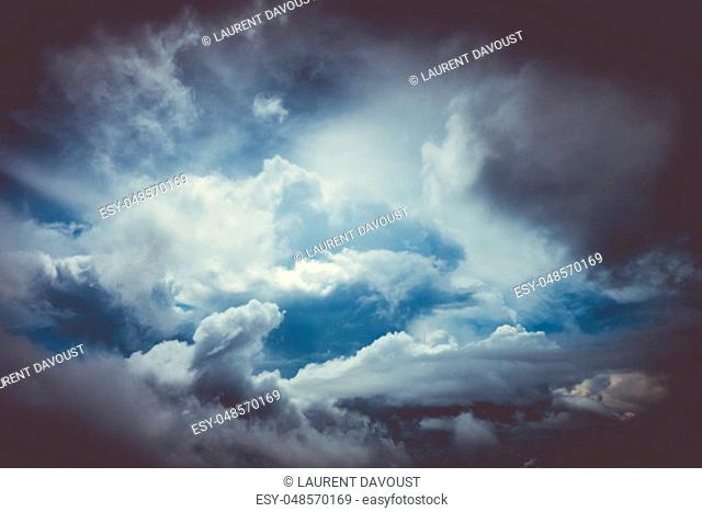 Perfect stormy dramatic sky bacground wallpaper