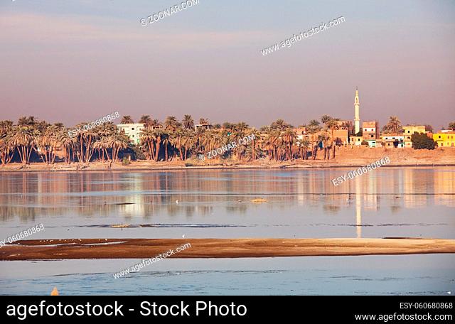 River Nile near Luxor, Egypt, Africa