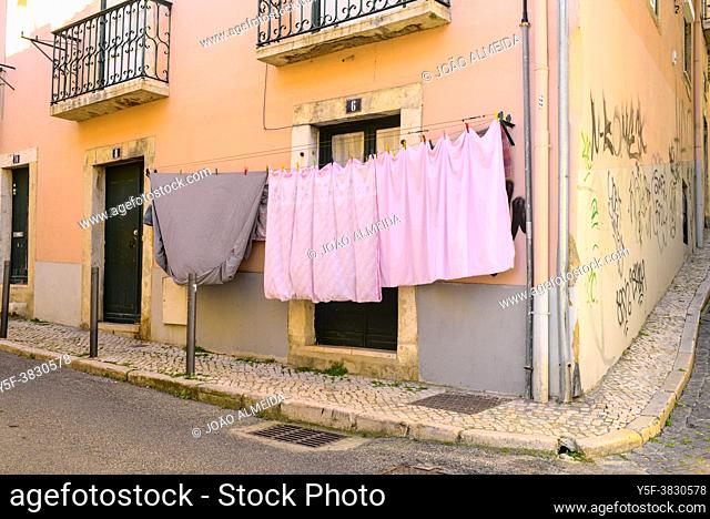 Clothes drying in Bairro Alto
