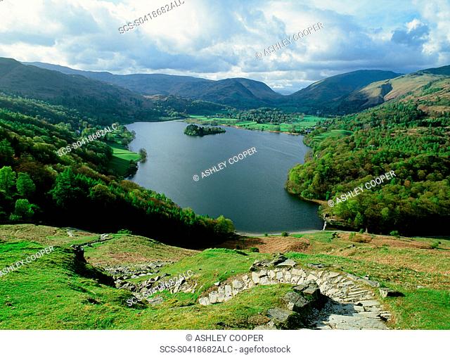Grasmere in the Lake District UK