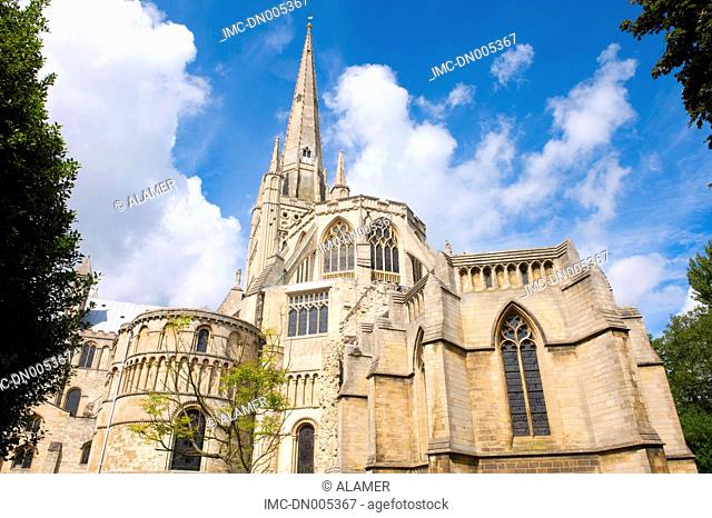 England, Norfolk, Norwich, cathedral