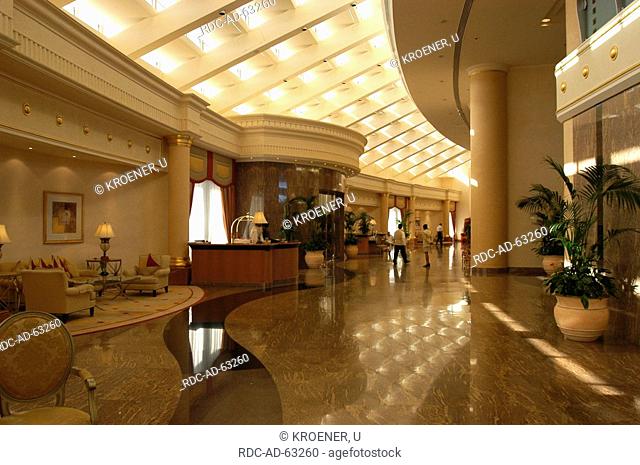 Foyer of Hotel Le Meridien Jumeirah Beach Dubai United Arab Emirates