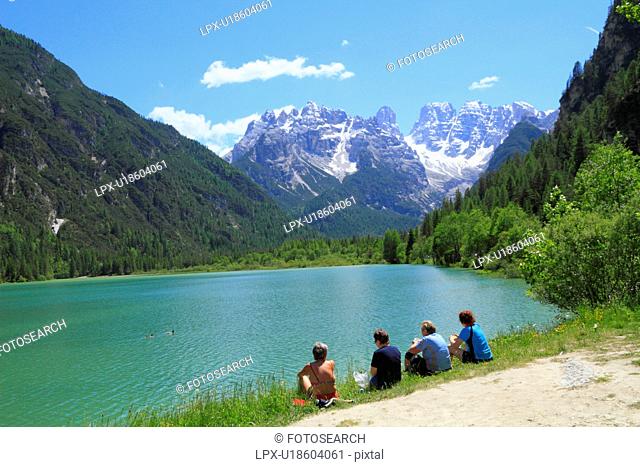 Mt. Cristallo and Lake Landro