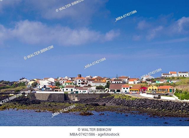 Portugal, Azores, Sao Miguel Island, Mosteiros, town view