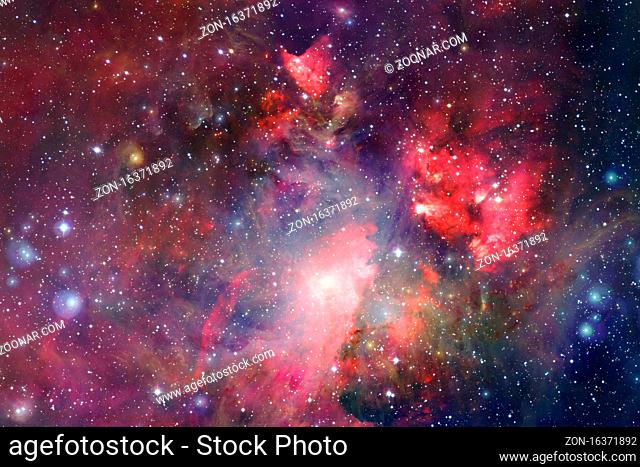 Endless universe with stars and galaxies in outer space. Cosmos art. Elements of this image furnished by NASA