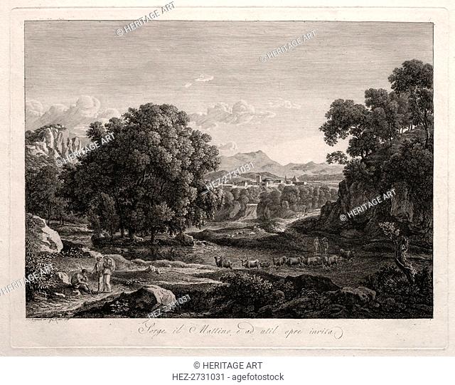Heroic Landscape, 1795. Creator: Johann Christian Reinhart (German, 1761-1847)