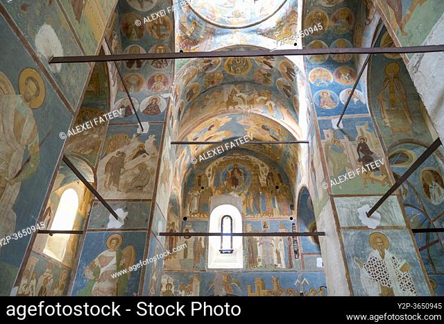 Frescoes by Dionisius inside Cathedral of Nativity of the Virgin in Ferapontov monastery, Russia