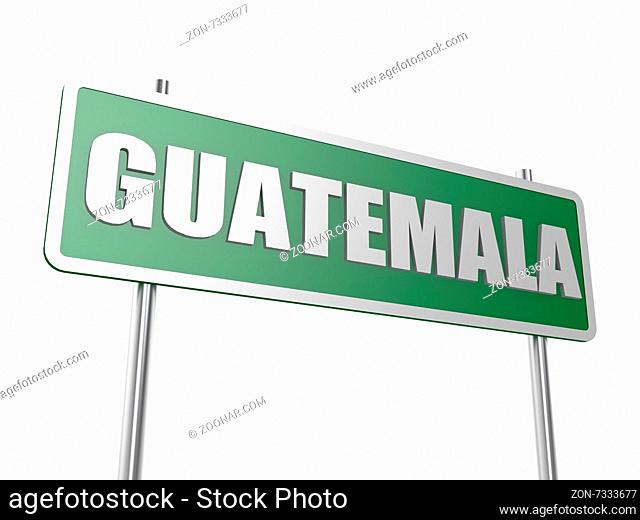 Guatemala concept image with hi-res rendered artwork that could be used for any graphic design