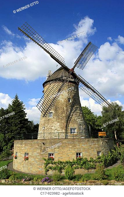 Germany, Werl, Haarstrang, Werl Unna Boerde, Hellweg, North Rhine-Westphalia, old windmill