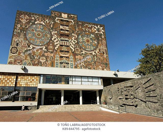 Central Library, Universidad Nacional Autónoma de México, Ciudad de Mexico