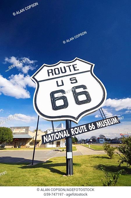 USA Oklahoma Route 66  Elk City  National Route 66 Museum