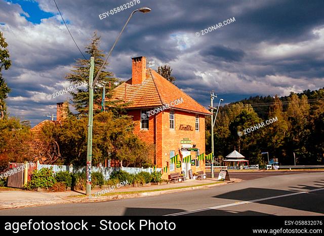 Cobargo, Australia - April 18 2014: The rural township of Cobargo in New South Wales, Australia