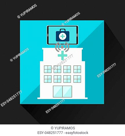 healthcare medical health isolated, vector illustration eps10