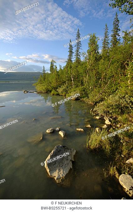Lake Laitaure, Sweden, Lapland, Kungsleden