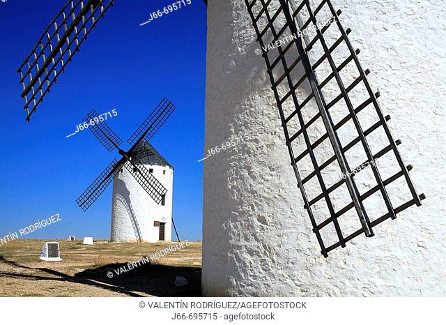 Windmill, Campo de Criptana. Ciudad Real province, Castilla-La Mancha, Spain