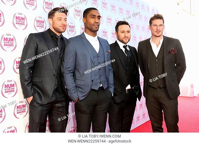Tesco Mum of the Year Awards 2015 held at the Savoy - Arrivals Featuring: Antony Costa, Duncan James, Lee Ryan, Simon Webbe, Blue Where: London