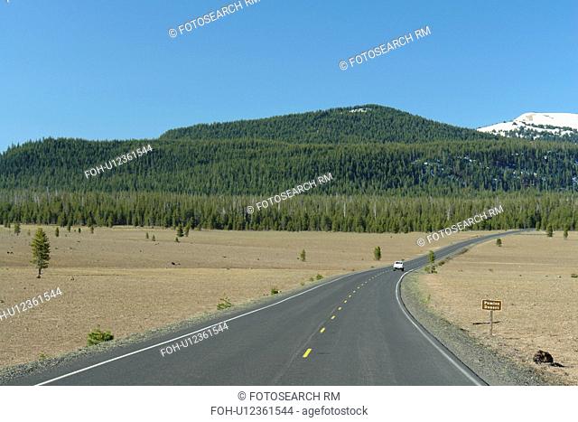 Crater Lake National Park, OR, Oregon, Cascade Range, Volcanic Legacy Scenic Byway, Rim Drive