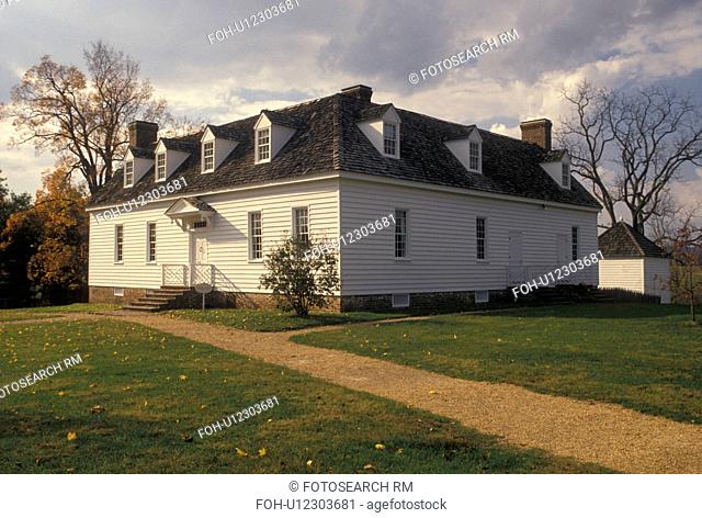 Blacksburg, VA, plantation, Virginia, Historic Smithfield Plantation House in autumn in Blacksburg