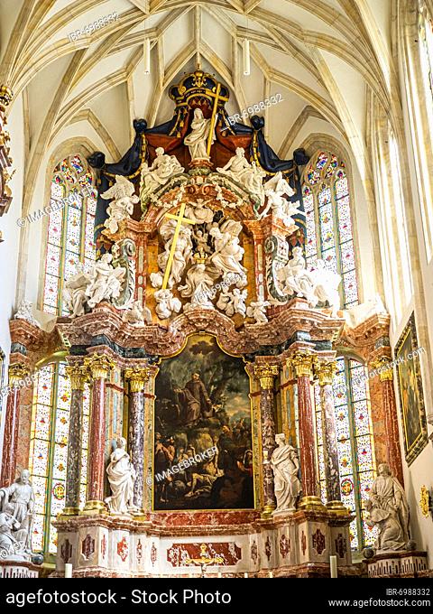 Altarpiece on the high altar, Saint Ägidius, Graz Cathedral, Graz, Styria, Austria, Europe