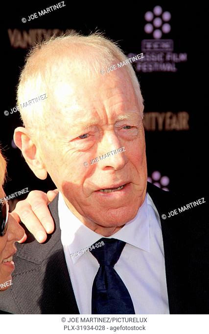Max von Sydow at the 2013 TCM Classic Film Festival Gala Opening Night Screening of Funny Girl. Arrivals held at TCL Chinese Theater in Hollywood, CA, April 25
