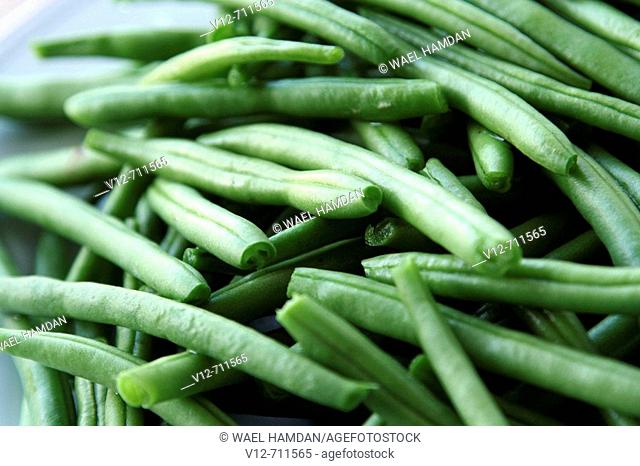 Bunch fresh green beans