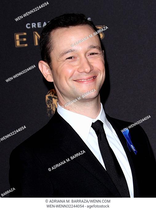Creative Arts Emmy Awards 2017 Day 2 Arrivals held at the Microsoft Theatre L.A. LIVE in Los Angeles, California. Featuring: Joseph Gordon-Levitt Where: Los...