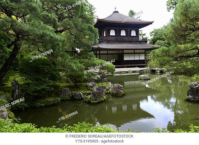 Ginkaku-ji temple and its gardens, Kyoto, Japan, Asia