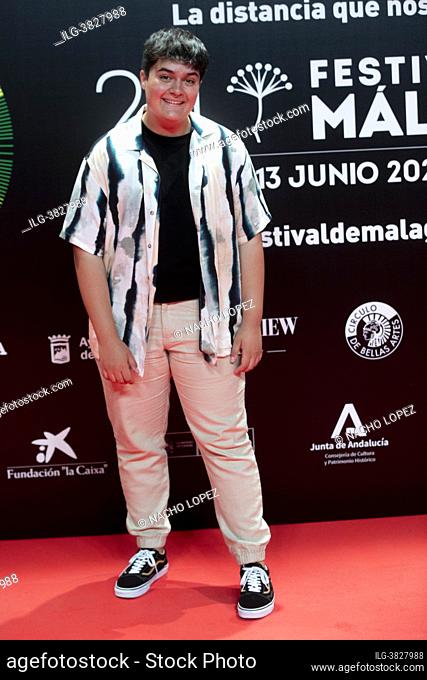 Gabriel Sanchez attends to 24th Malaga Film Festival photocall on Circulo de Bellas Artes May 20, 2021 in Madrid, Spain