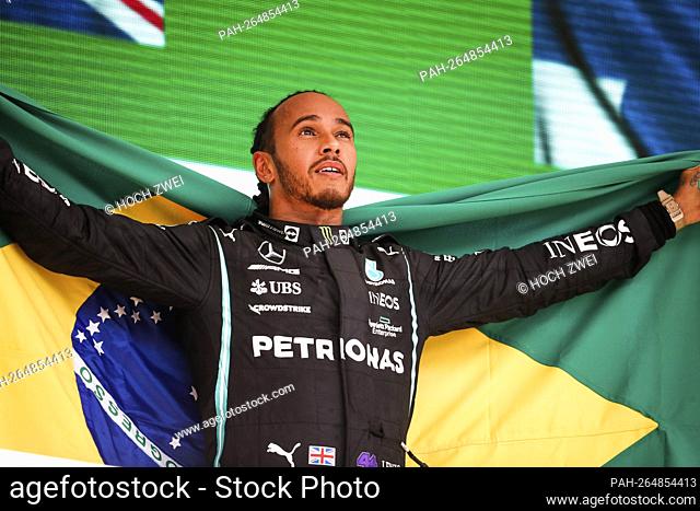 # 44 Lewis Hamilton (GBR, Mercedes-AMG Petronas F1 Team), F1 Grand Prix of Brazil at Autodromo Jose Carlos Pace on November 14, 2021 in Sao Paulo, Brazil